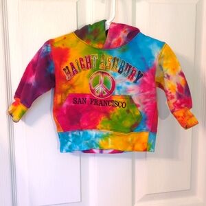 Tie Dye San Francisco Toddler / Baby Hoodie Sweatshirt in 12m